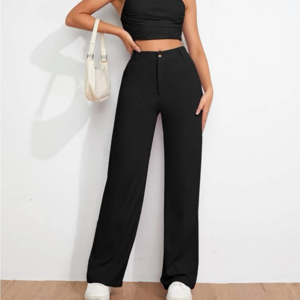 Wide leg trousers
